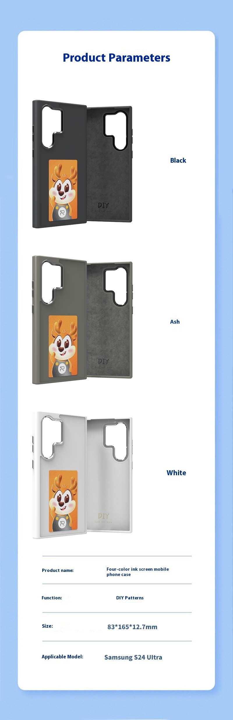 Ink Screen NFC Non Charging Induction Phone Case