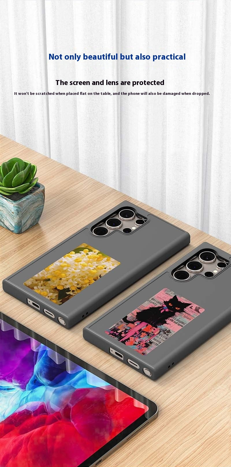 Ink Screen NFC Non Charging Induction Phone Case